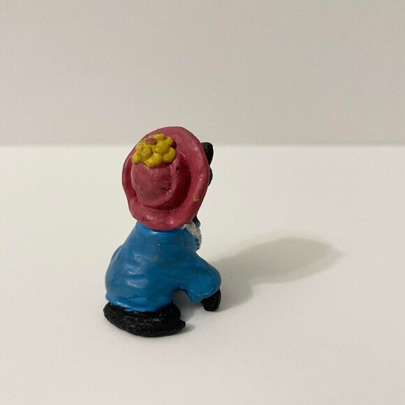 Vintage 1998 Topps Cat Plastic Figure Toy Pearls Sun Hat Kitty 1.5 Inch Tall - Picture 3 of 15